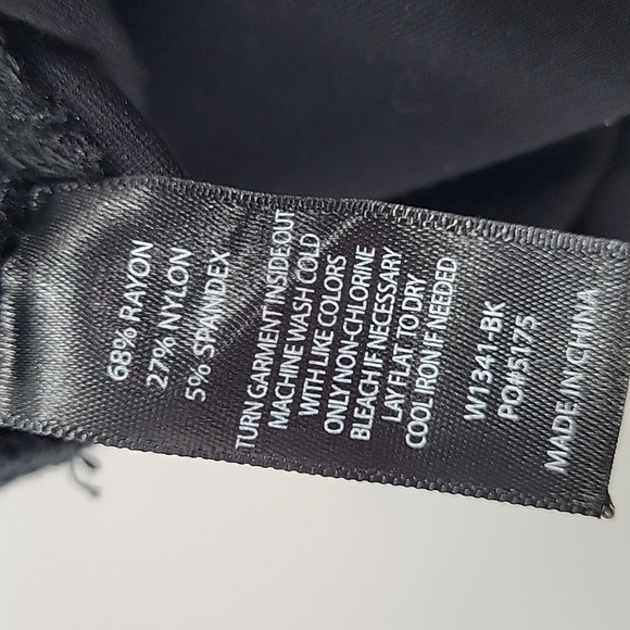 Betabrand Pants Womens L Black Button Boot Cut Yoga Dress Pants High Waist - Picture 8 of 8